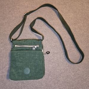 Kipling El Dorado Dark‎ Green Crossbody Bag